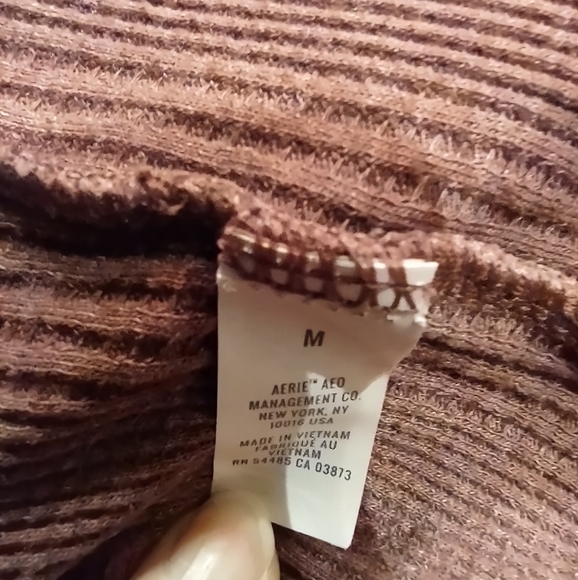 Aerie Women's Medium Long Sleeve Shirt - Picture 9 of 10